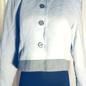 Linen Cropped Jacket